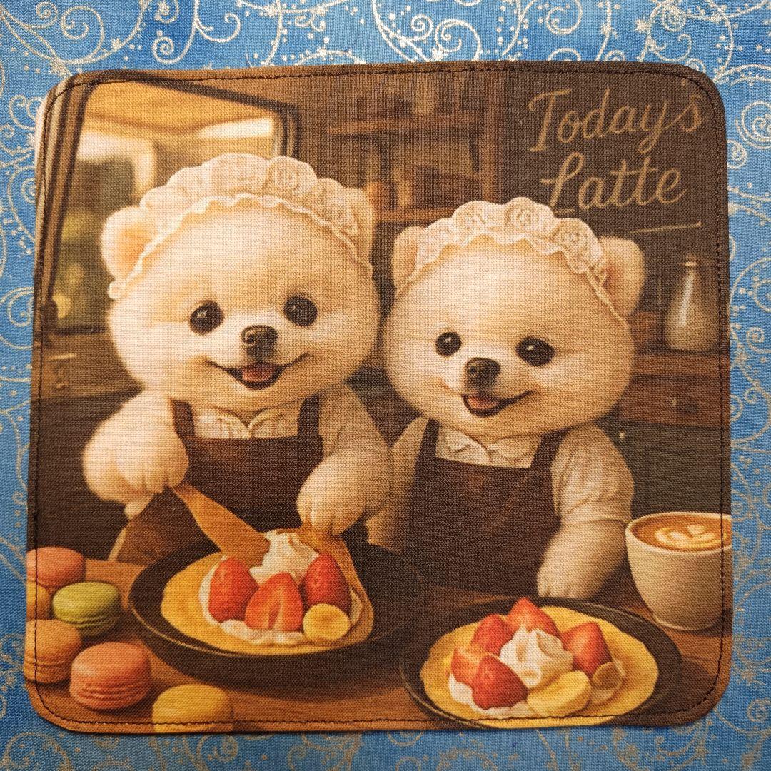 yourelia 　4重ハンカチ　ネコちゃん柄　18枚