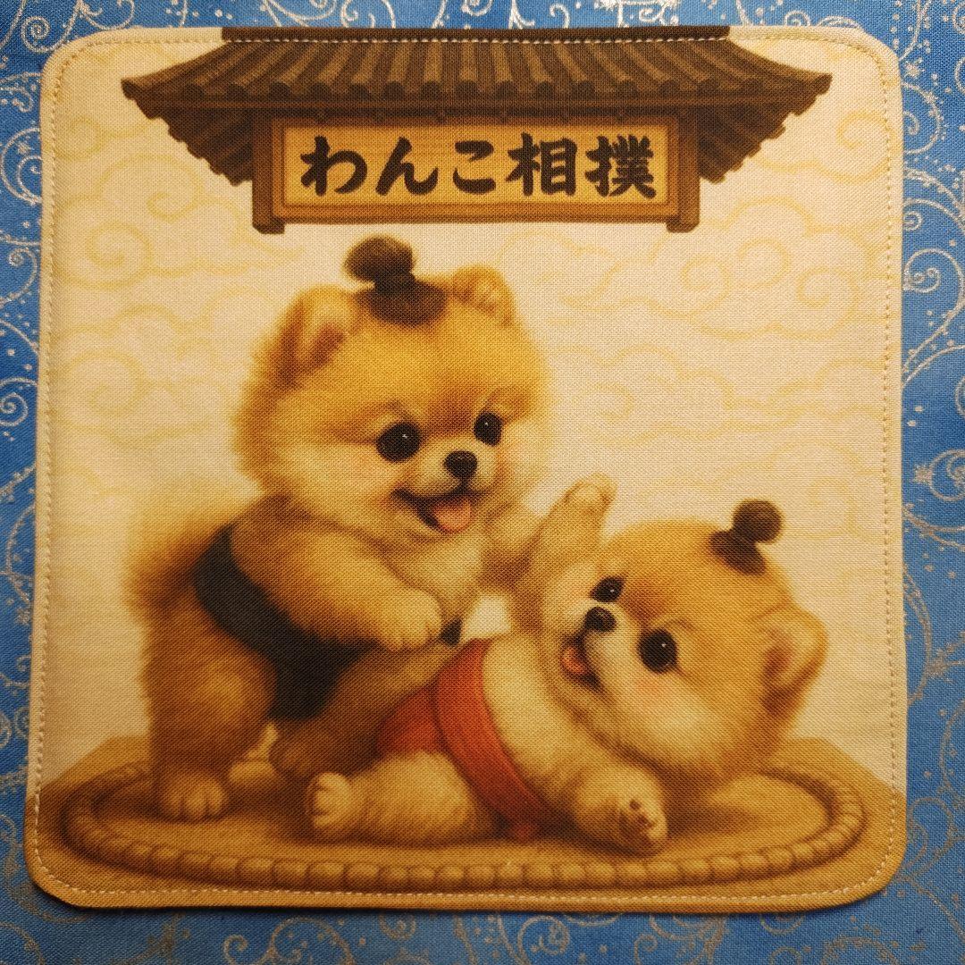 yourelia 　4重ハンカチ　ネコちゃん柄　18枚