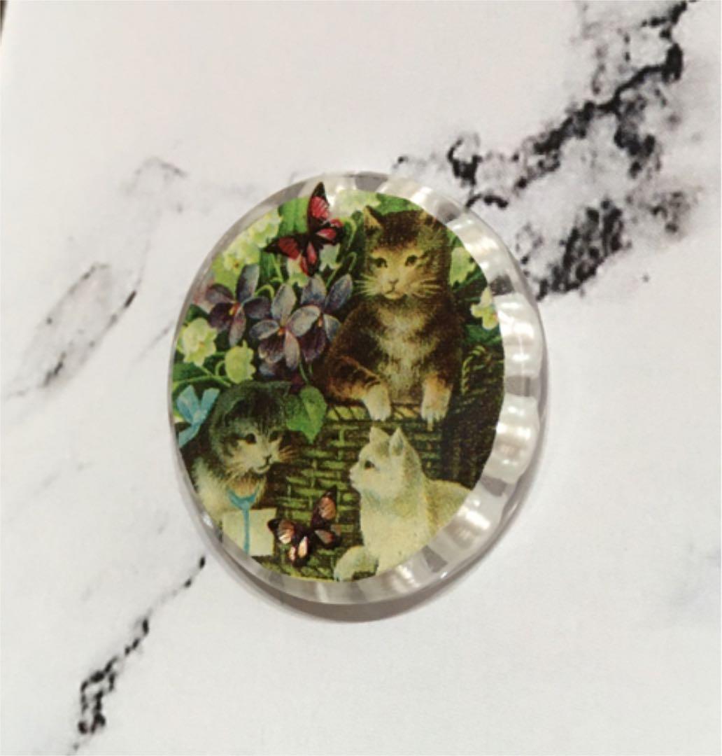 レジンヘアゴム、新作ヴィンテージ猫ちゃん達・再販不可