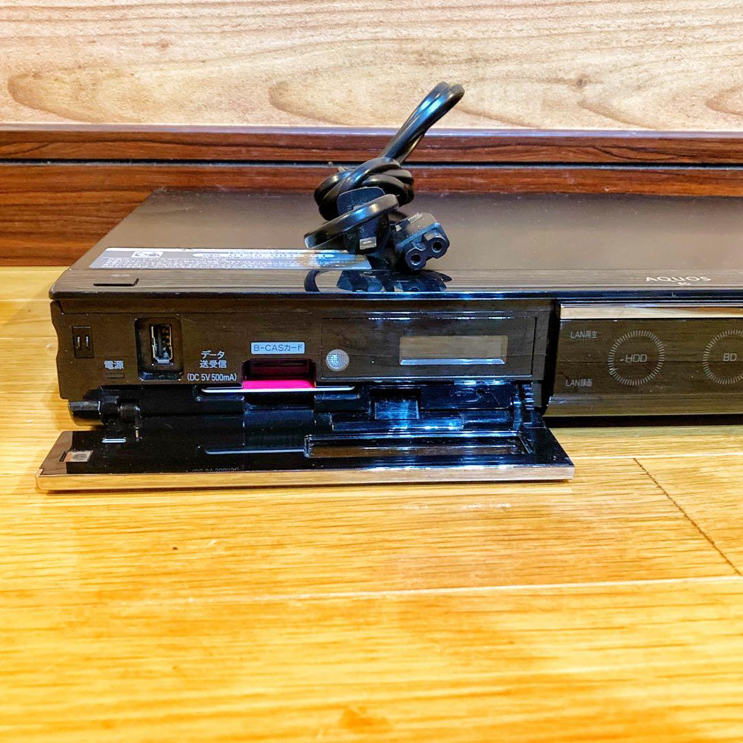SHARP AQUOS ブルーレイレコーダー HDD 500GB 2番組同時録画