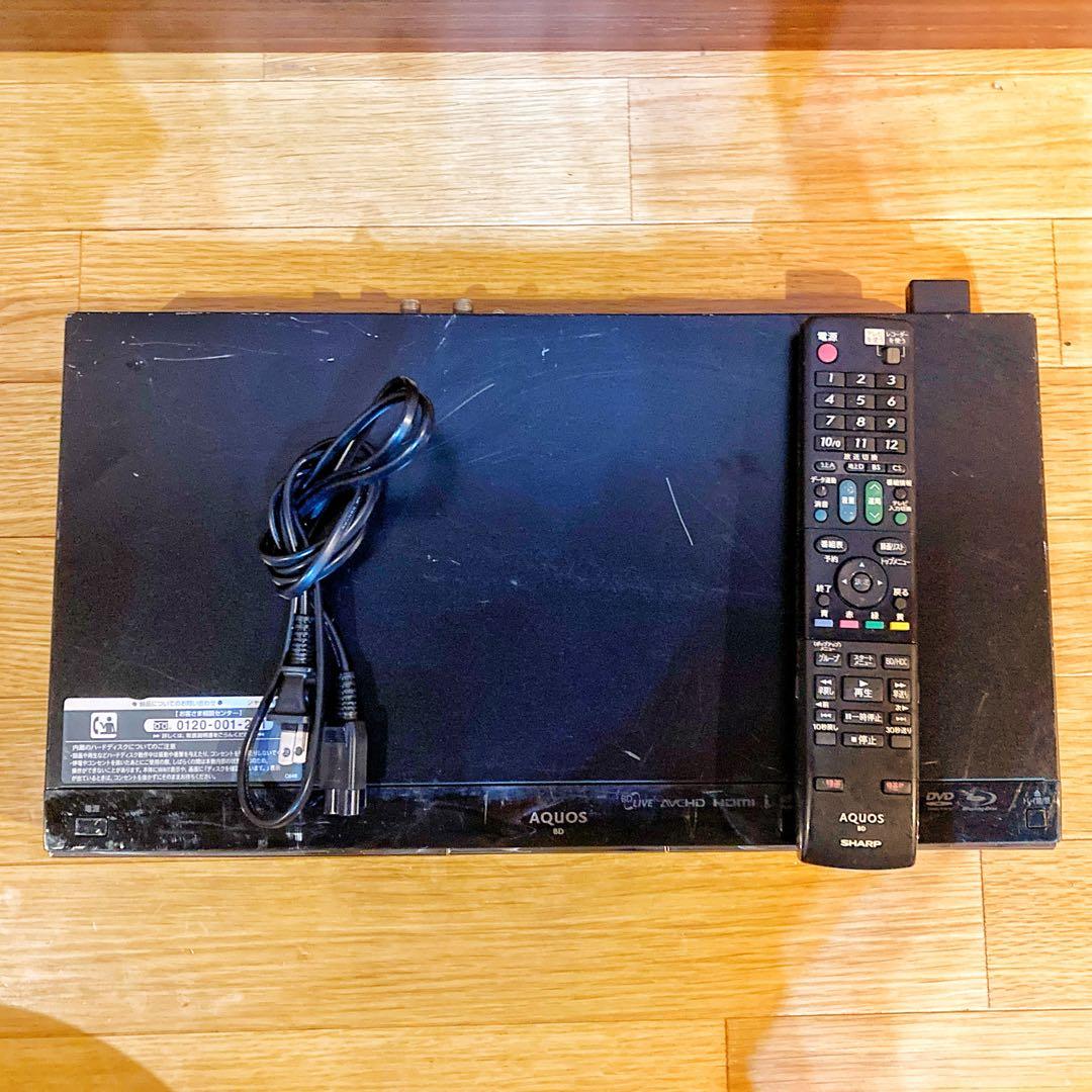 SHARP AQUOS ブルーレイレコーダー HDD 500GB 2番組同時録画