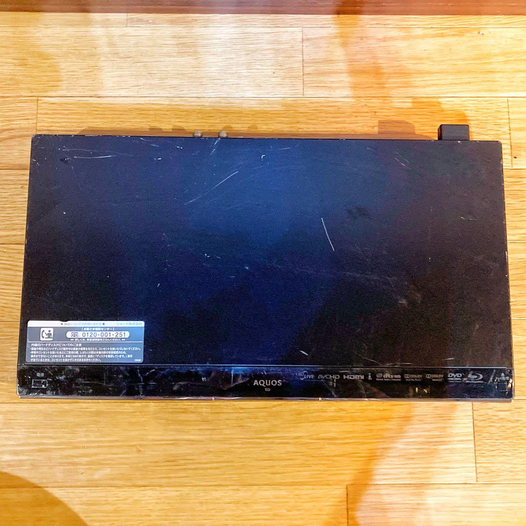 SHARP AQUOS ブルーレイレコーダー HDD 500GB 2番組同時録画