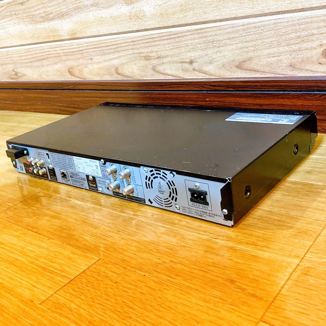 SHARP AQUOS ブルーレイレコーダー HDD 500GB 2番組同時録画