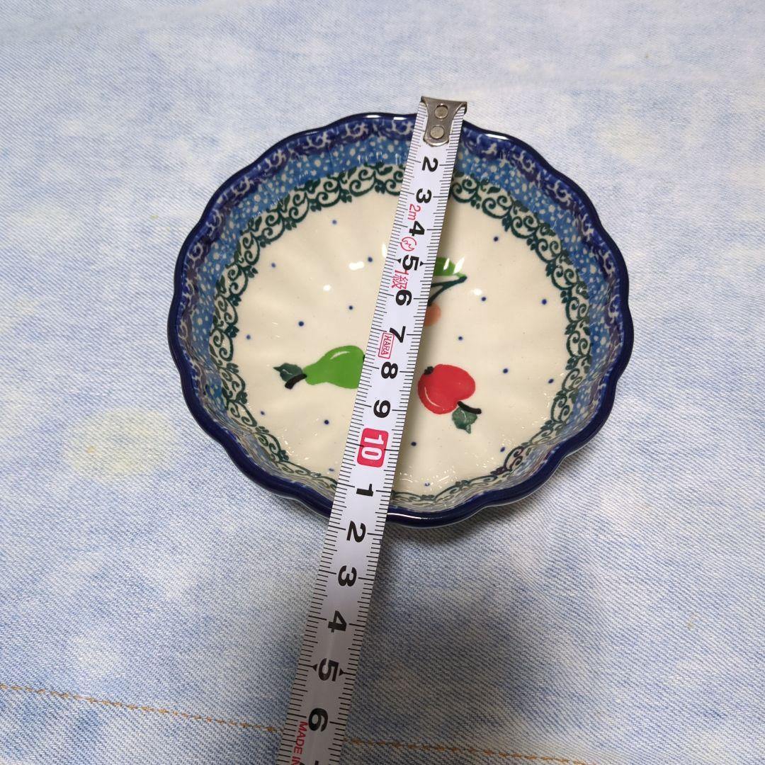 ポーリッシュポタリー　　果物デザイン　3点セット