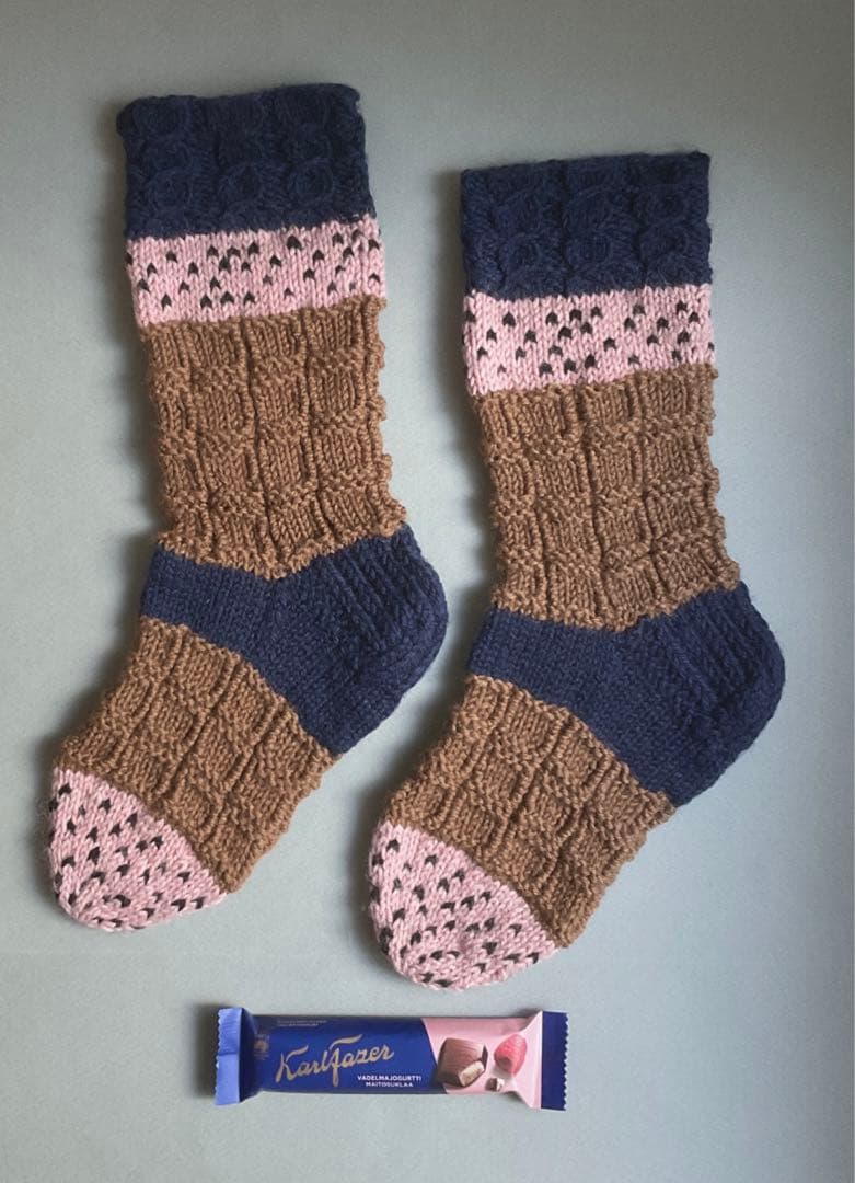 Fazer ファゼル ♡ 手作りの靴下 チョコレート Novita フィンランド