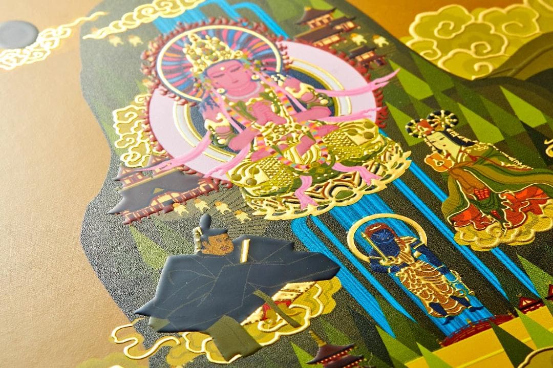 ★新品同様★イスム HAKUジクレ pop’n Buddha 日本曼荼羅★J6