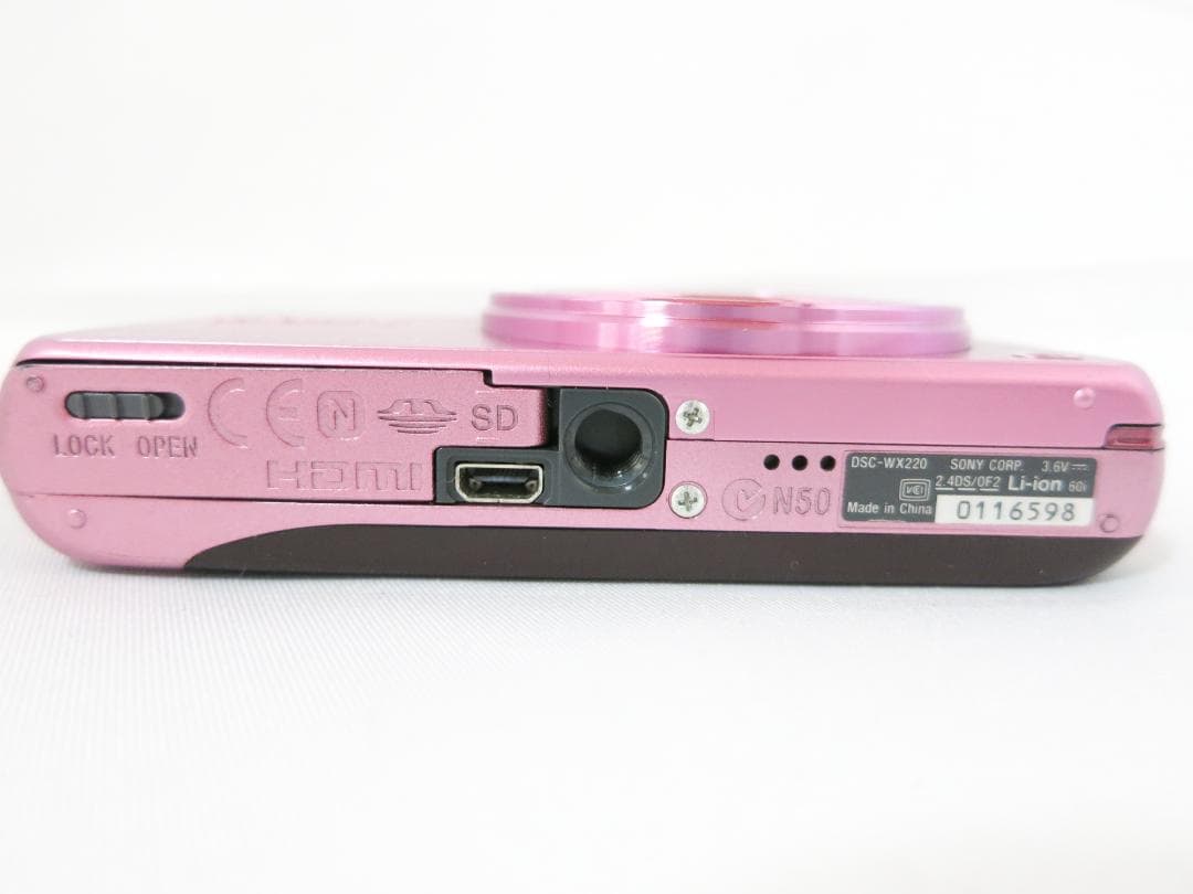 ✦✦美品✦✦SONY デジカメ Cyber-shot DSC-WX220ピンク