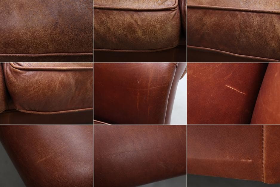 ローラアシュレイ 本革 2Pソファ モーティマ クラシカル ヴィンテージ