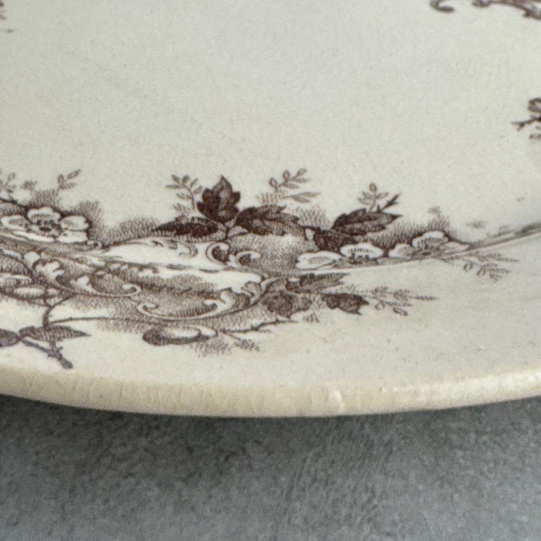 フランスアンティーク　Choisy le roi ショワジー　ポンパドール　平皿