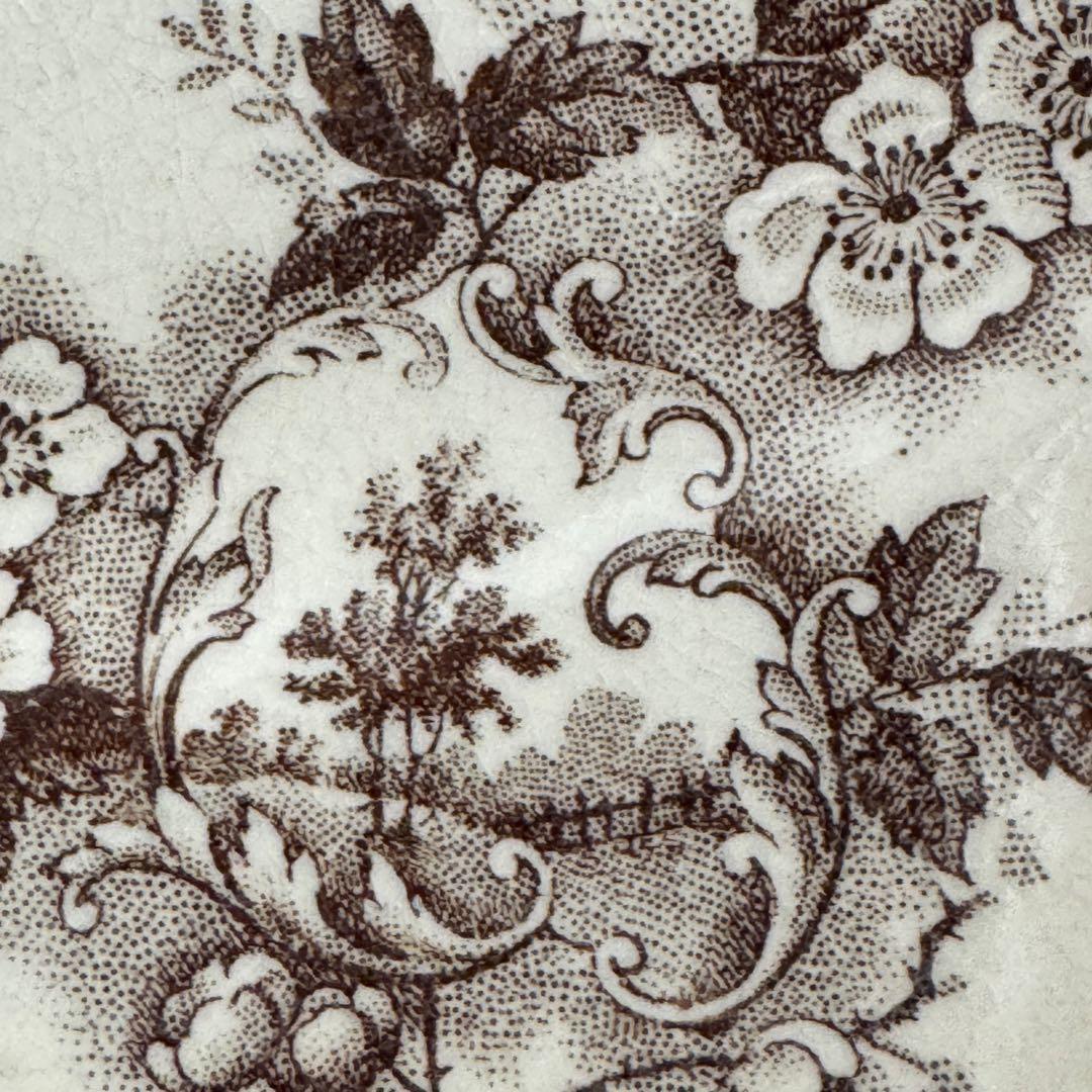 フランスアンティーク　Choisy le roi ショワジー　ポンパドール　平皿