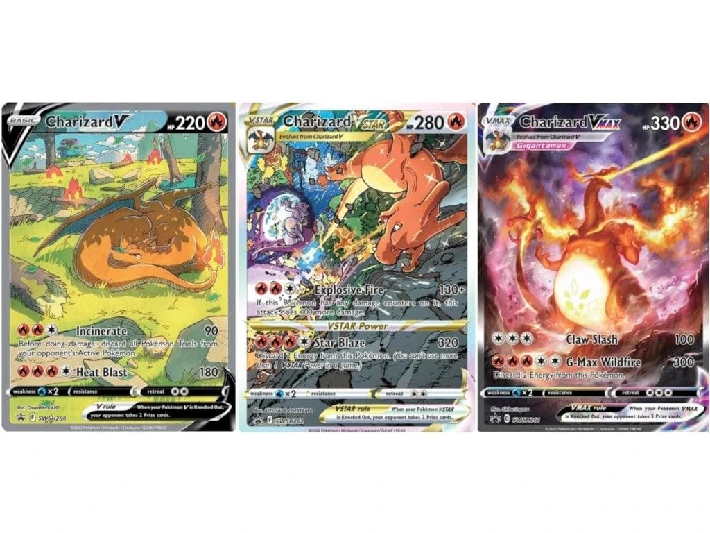 【海外版】 リザードンV SAR 3 CARD SET PROMO