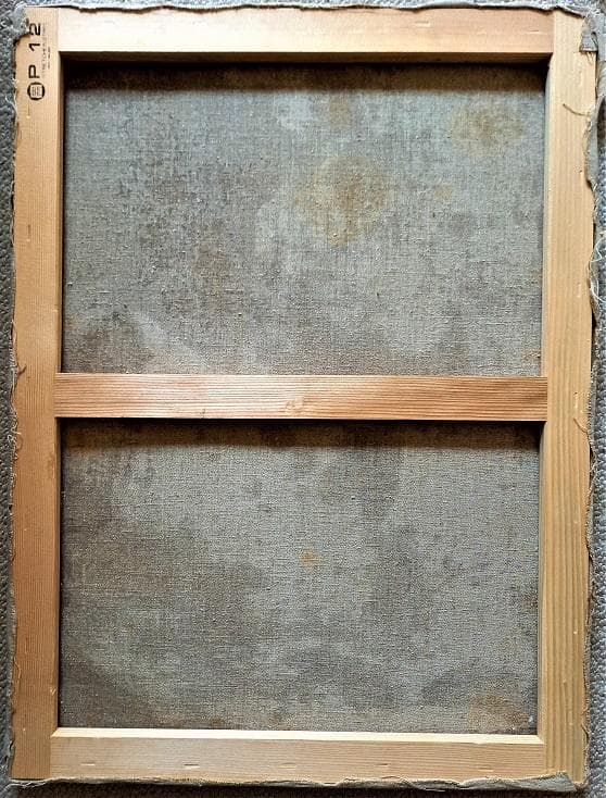 中島義行　タイトル 「夏の女」P12号1980年制作（画家31歳の時の写実絵画）