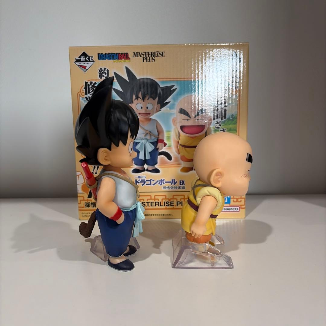 一番くじドラゴンボール EX孫悟空修行編　A賞 孫悟空＆クリリン　箱あり