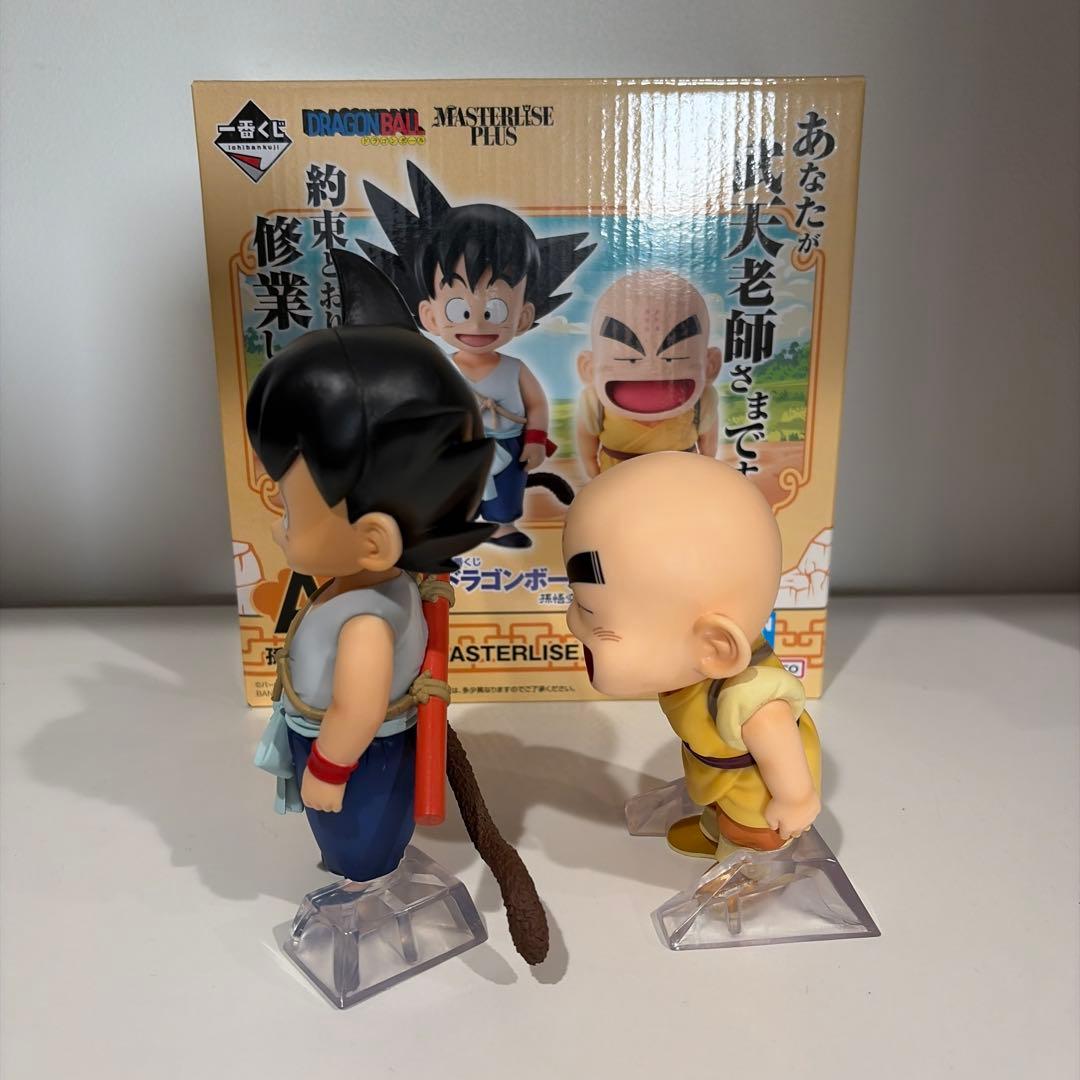 一番くじドラゴンボール EX孫悟空修行編　A賞 孫悟空＆クリリン　箱あり