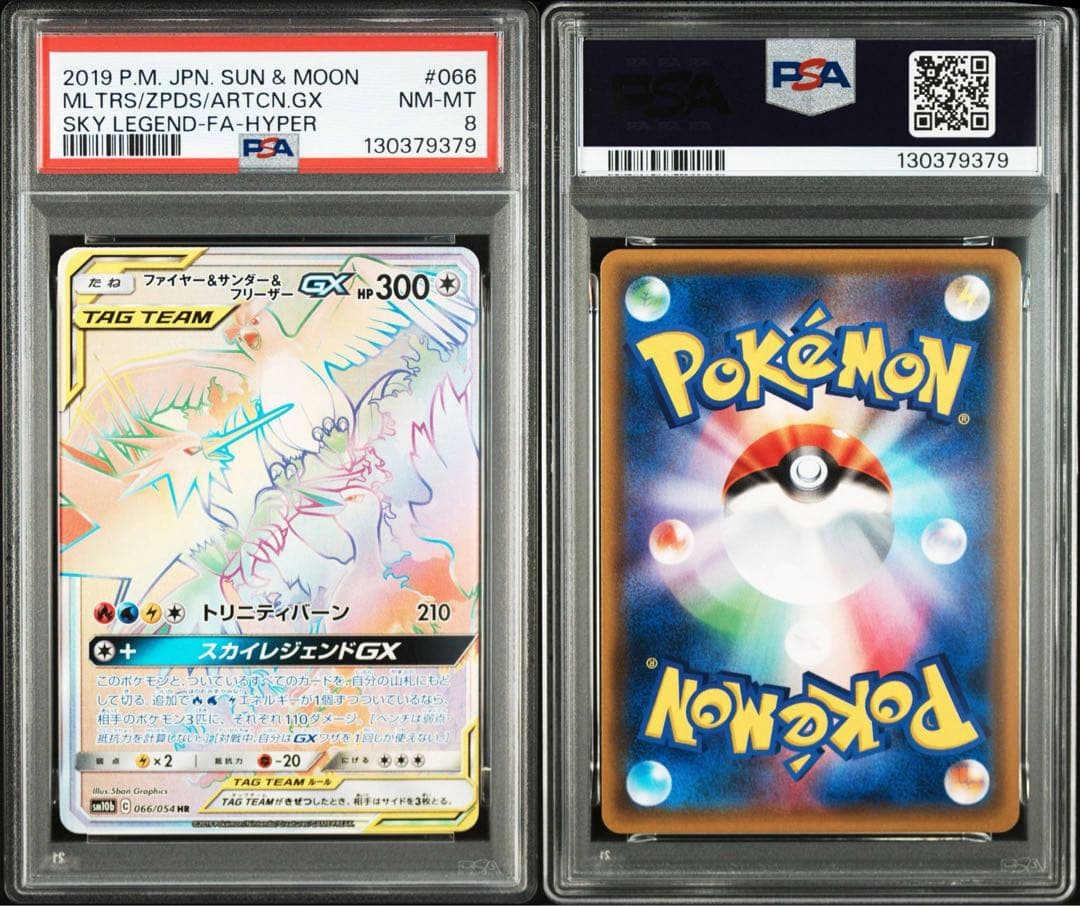 PSA8ファイヤー&サンダー&フリーザーGX HR SM10b スカイレジェンド