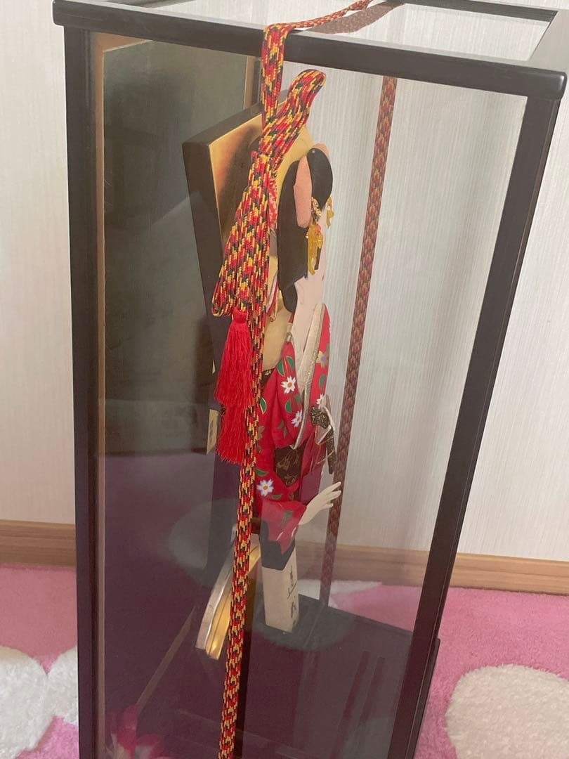 羽子板　羽子板飾り　正月飾り　本黒檀