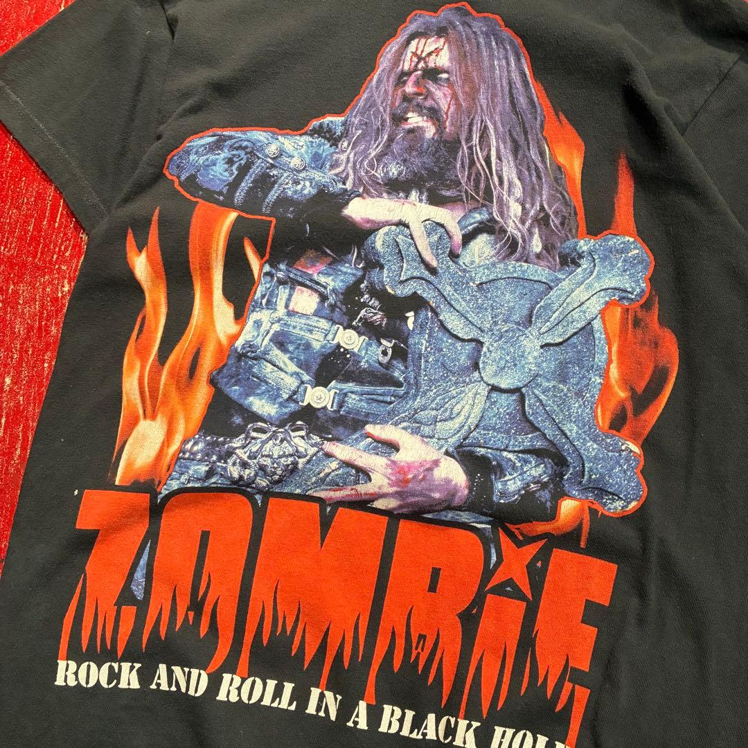 ROB ZOMBiE ROCK AND ROLL バンドTシャツ　ロブゾンビ　黒