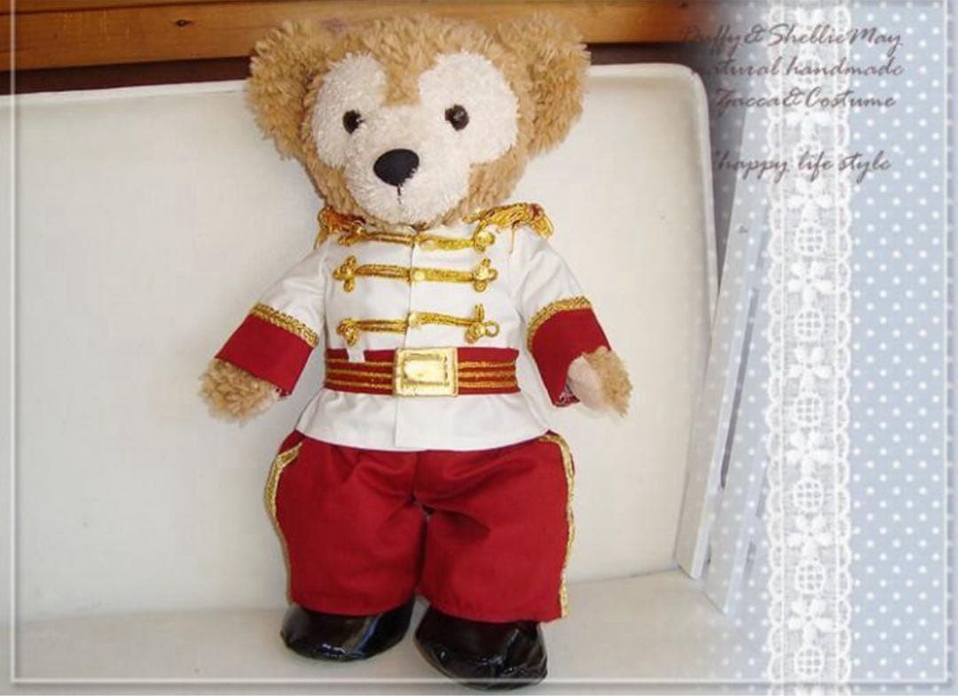 シンデレラ&王子様 コスチューム *ダッフィー&シェリーメイSサイズ用