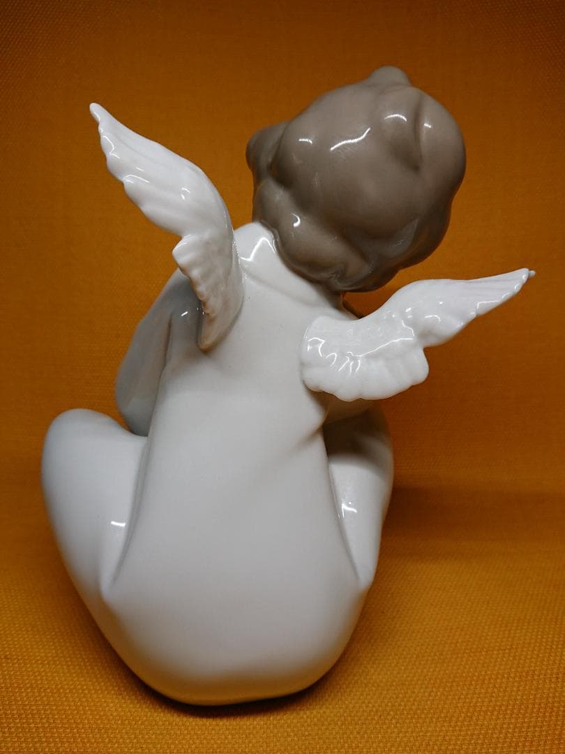 人形　天使　陶器　オブジェ　置物　インテリア　工芸品　美術品　A2552