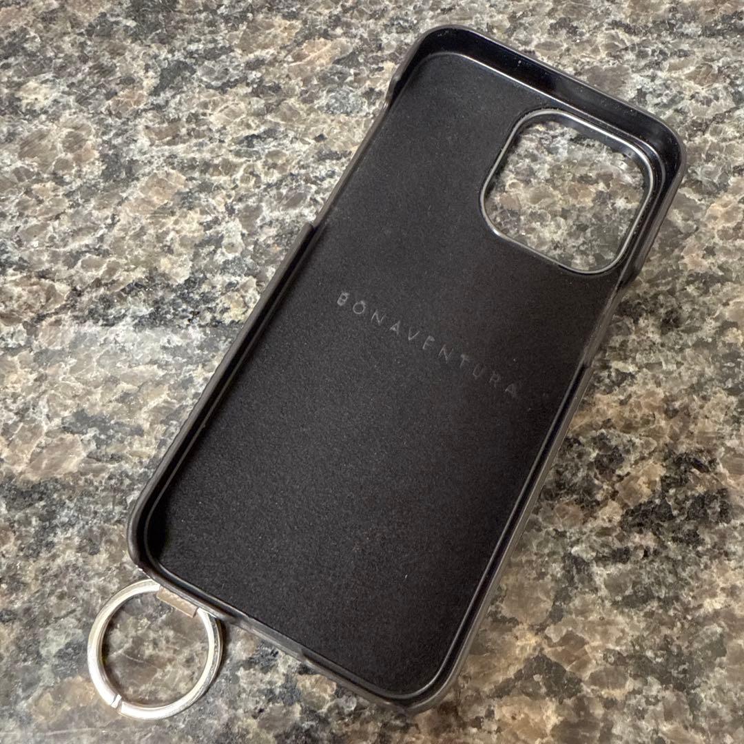 ボナベンチュラ　iPhone15 Pro Max エトープ　バックカバーケース