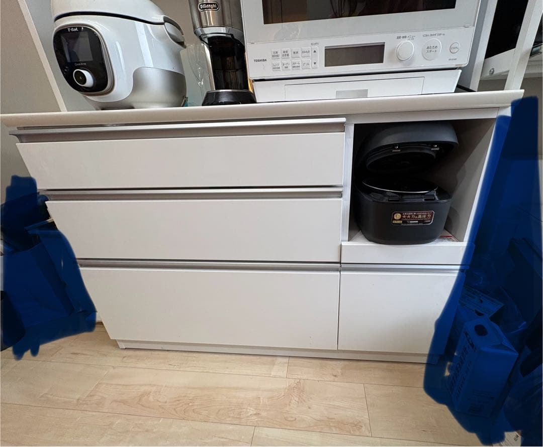 ニトリ キッチンボード レジューム 120 ホワイト