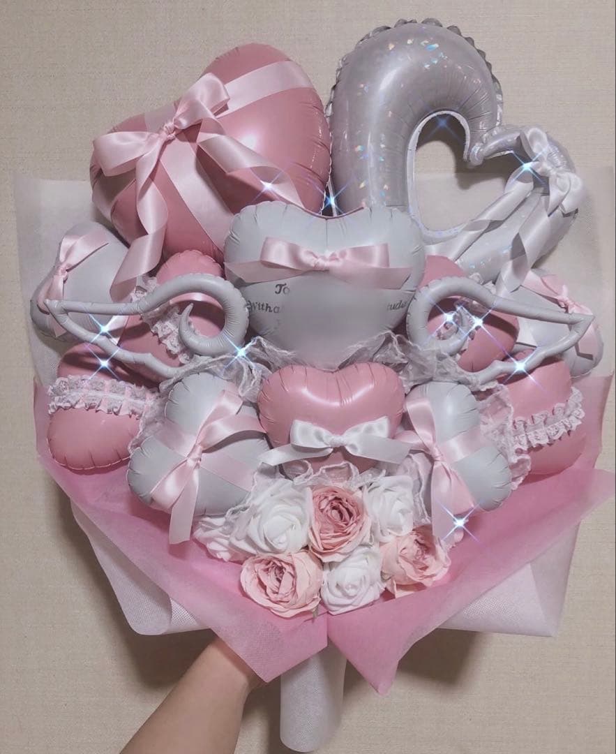 卒業バルーン　卒業ブーケ　バルーンブーケ　バルーンギフト　生誕祭　推し　卒園