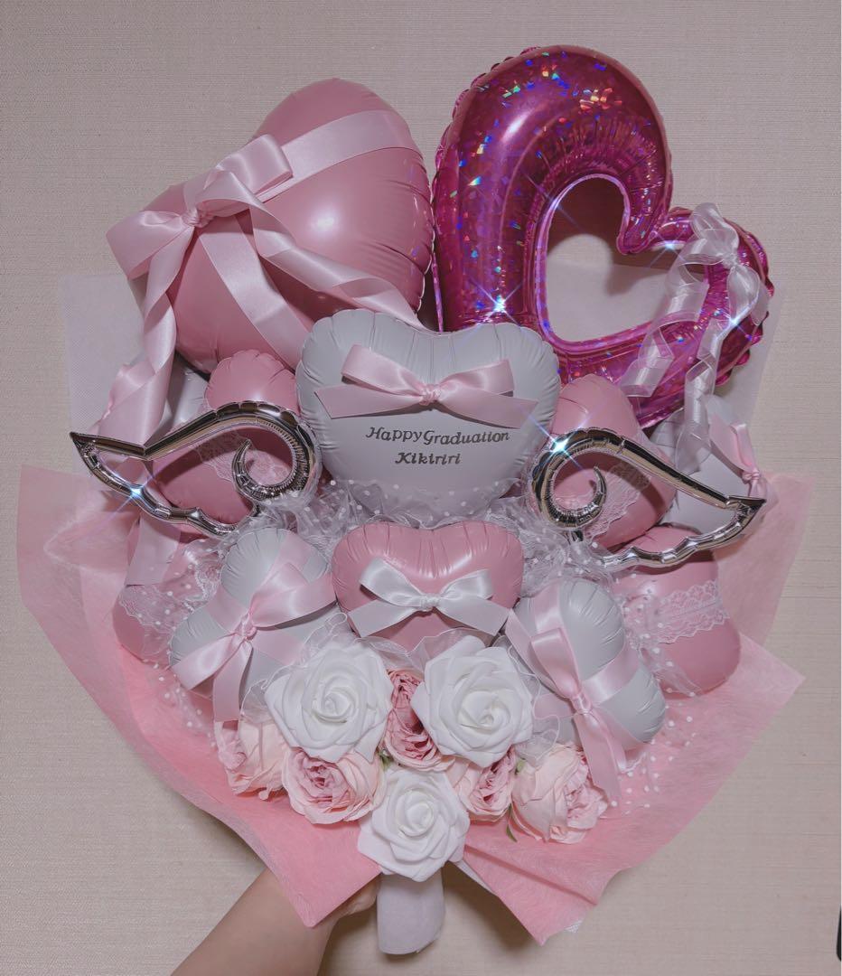 卒業バルーン　卒業ブーケ　バルーンブーケ　バルーンギフト　生誕祭　推し　卒園