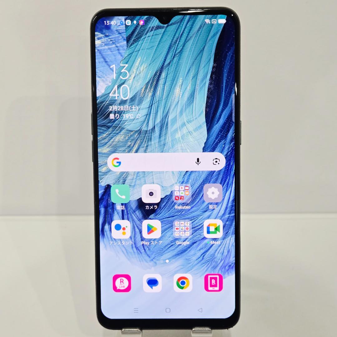 01 OPPO A73 ネイビーブルー SIMフリー 美品