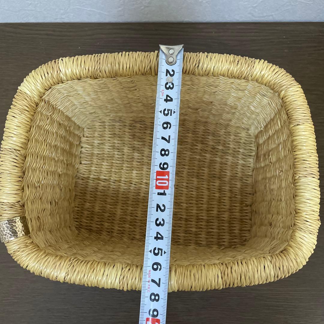 【新品未使用】 biga バスケット 長方形 かご