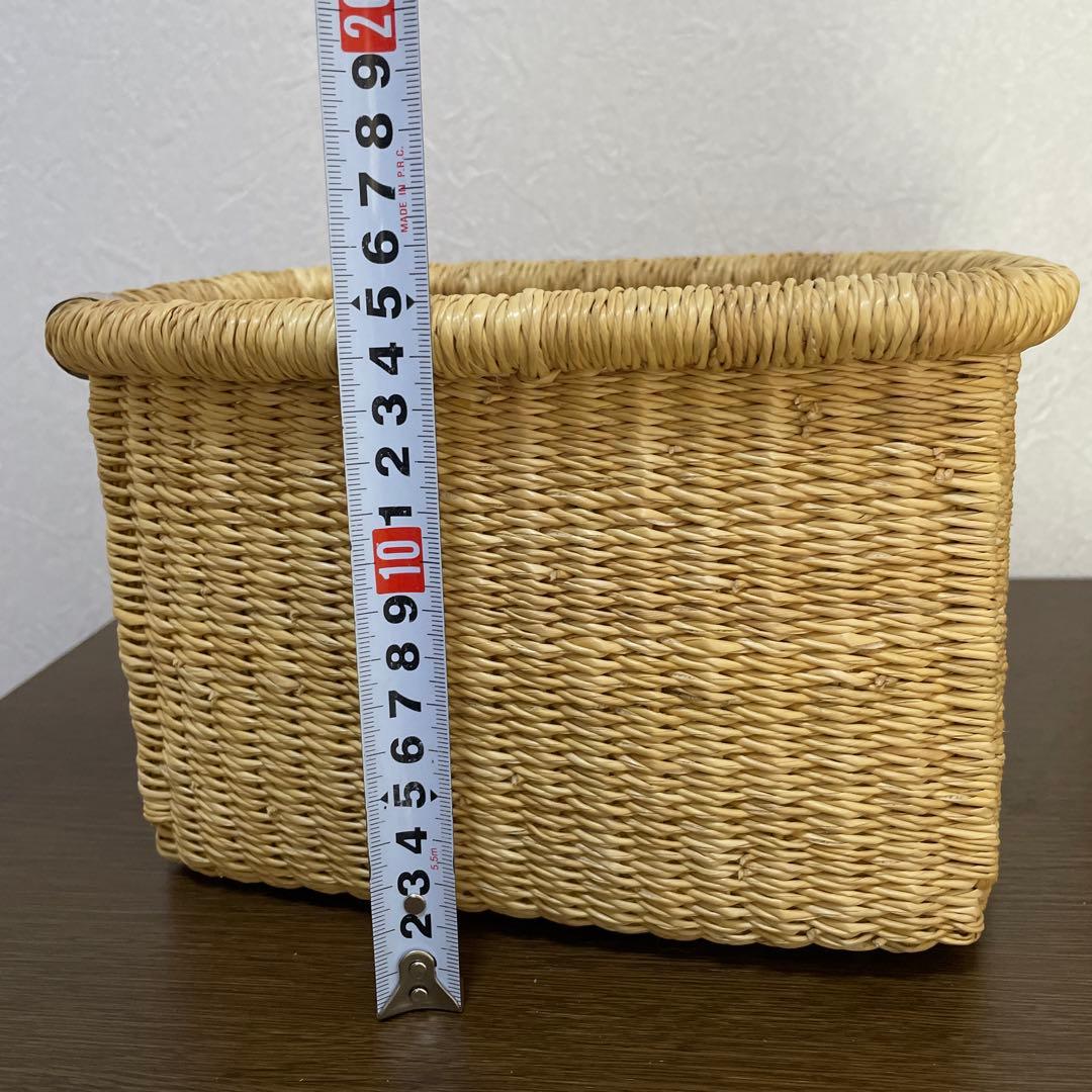 【新品未使用】 biga バスケット 長方形 かご
