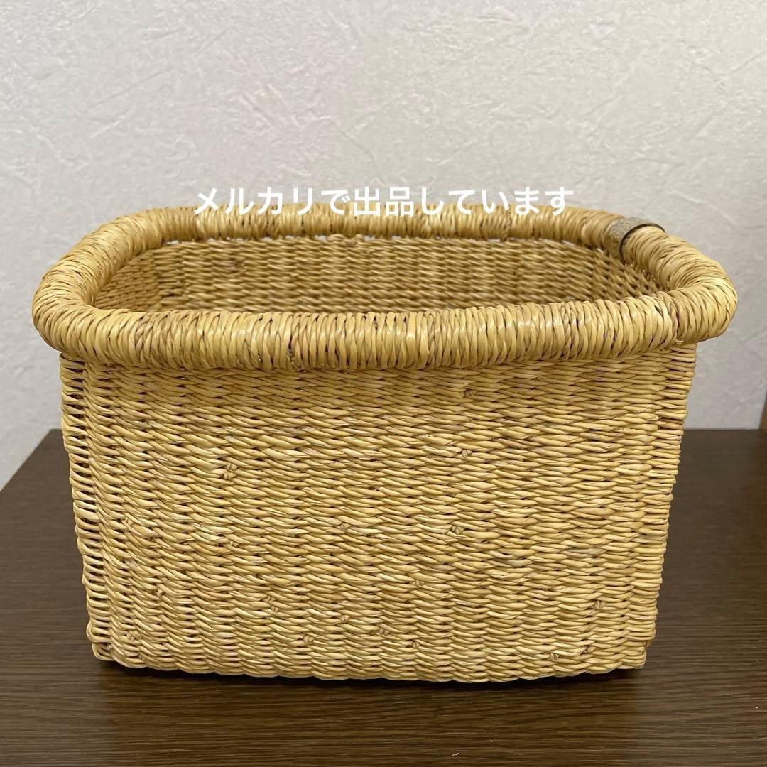 【新品未使用】 biga バスケット 長方形 かご