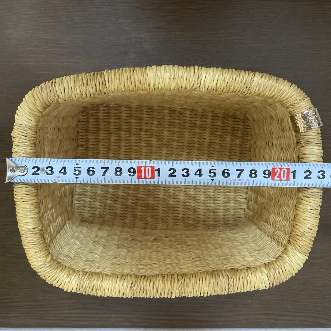 【新品未使用】 biga バスケット 長方形 かご