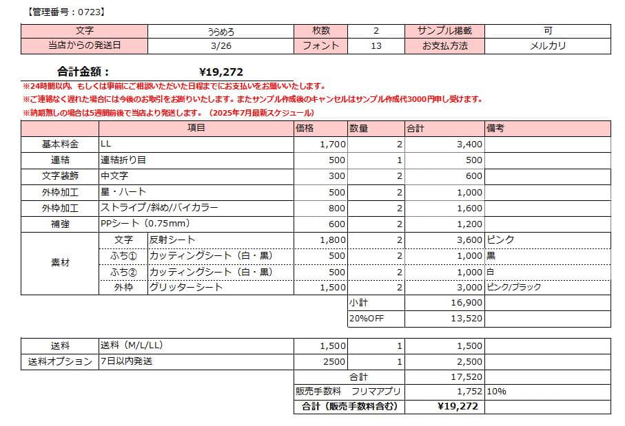 【3/26 うらめろ】♡様 うちわ文字オーダー うちわ屋さん 文字パネル