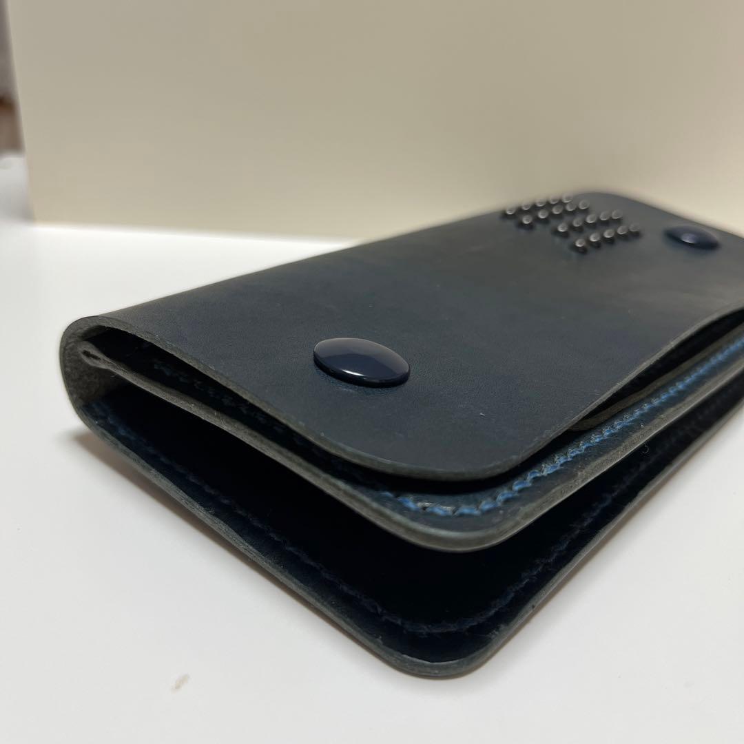 トラッカーウォレット　ハンドメイド　栃木レザー　レザーウォレット