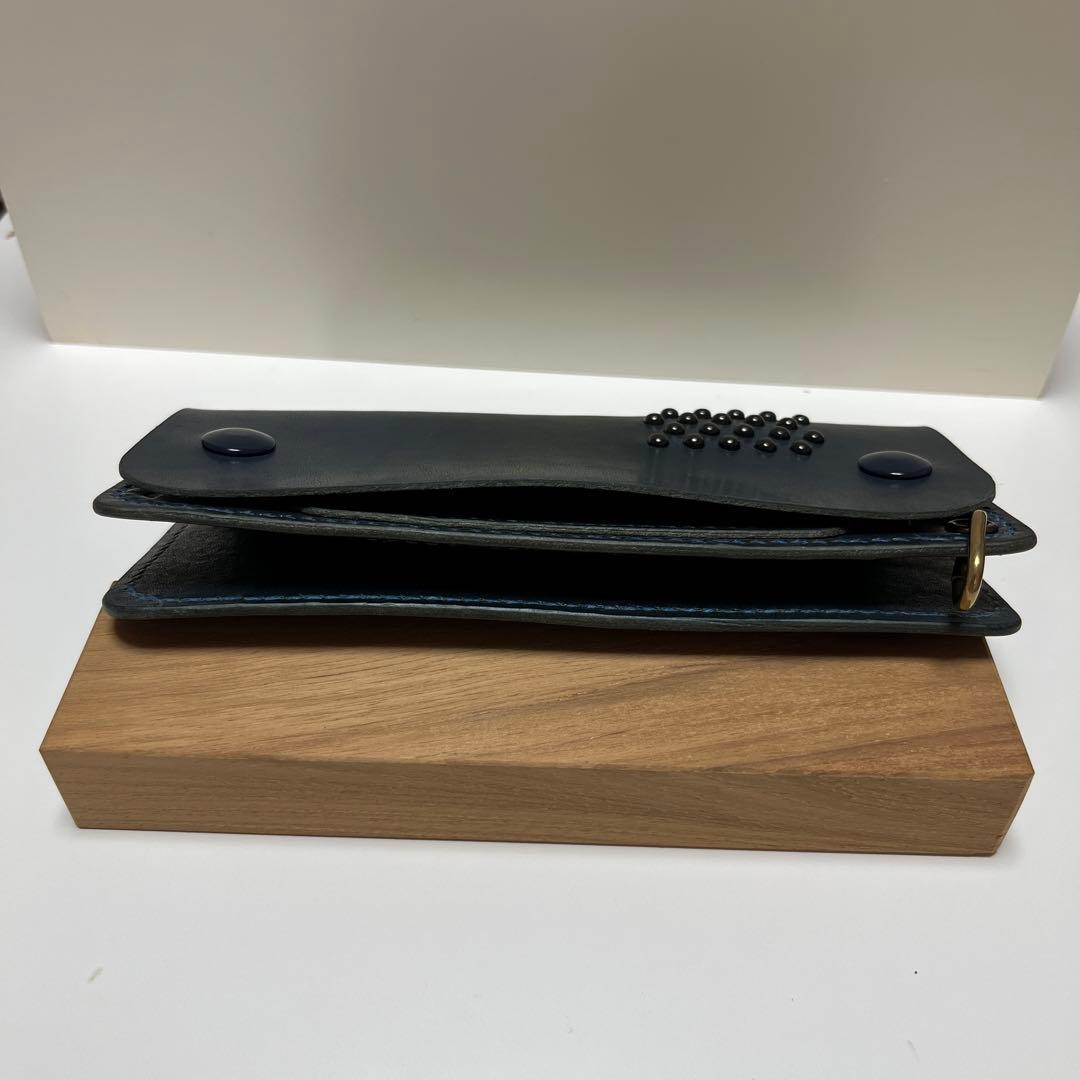 トラッカーウォレット　ハンドメイド　栃木レザー　レザーウォレット