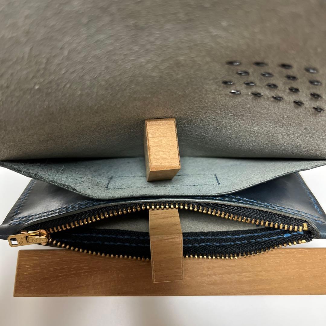トラッカーウォレット　ハンドメイド　栃木レザー　レザーウォレット