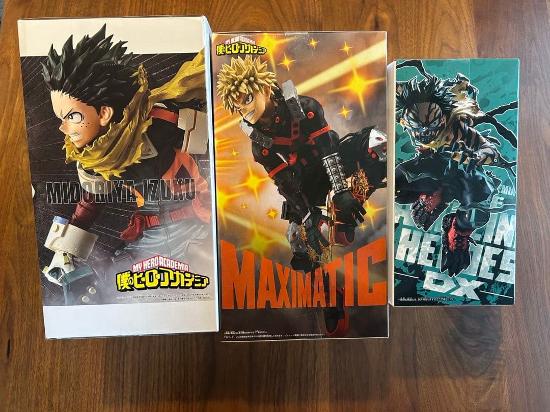 僕のヒーローアカデミア　緑谷出久　爆豪勝己　フィギュア　３体セット