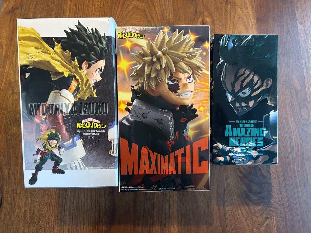 僕のヒーローアカデミア　緑谷出久　爆豪勝己　フィギュア　３体セット