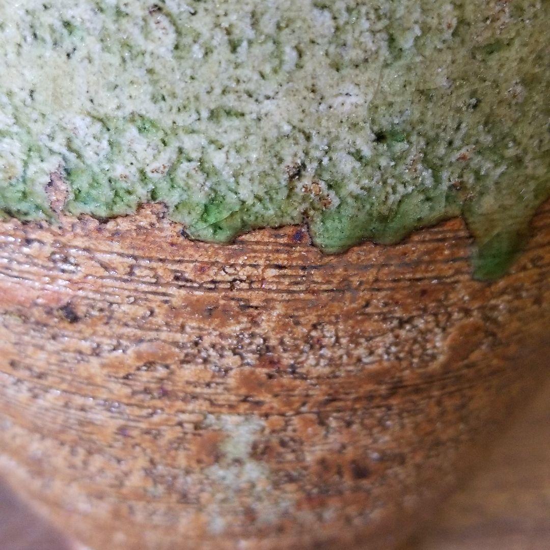 信楽焼 つる付花入れ  高さ２２cm（本体のみの寸法）