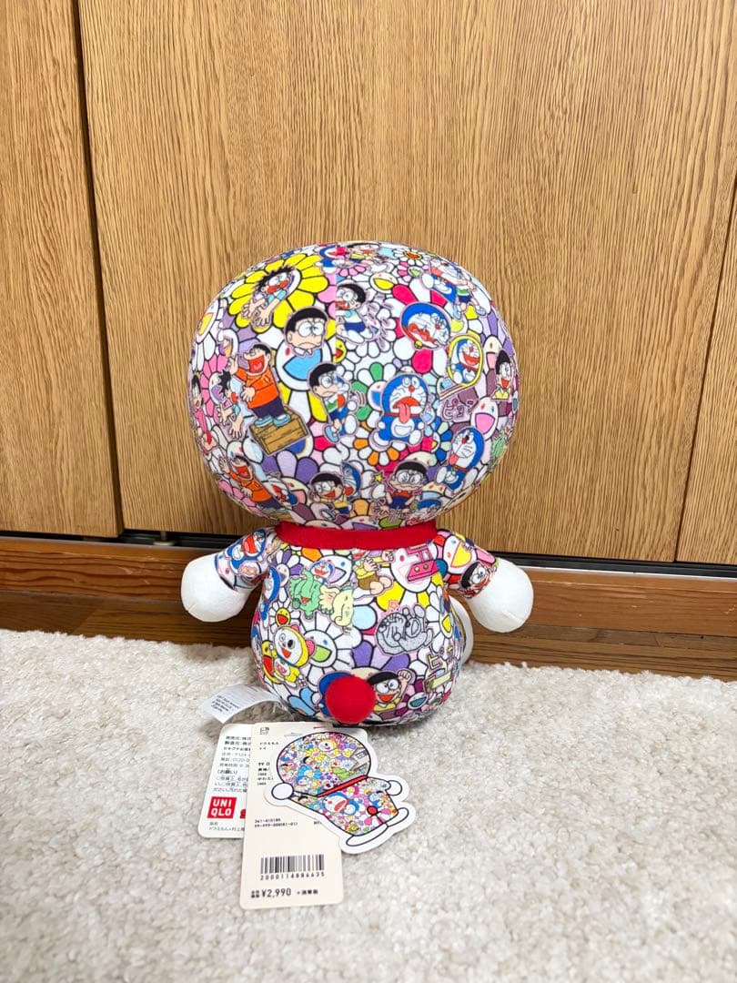 ドラえもん ぬいぐるみ 村上隆　タグ付き