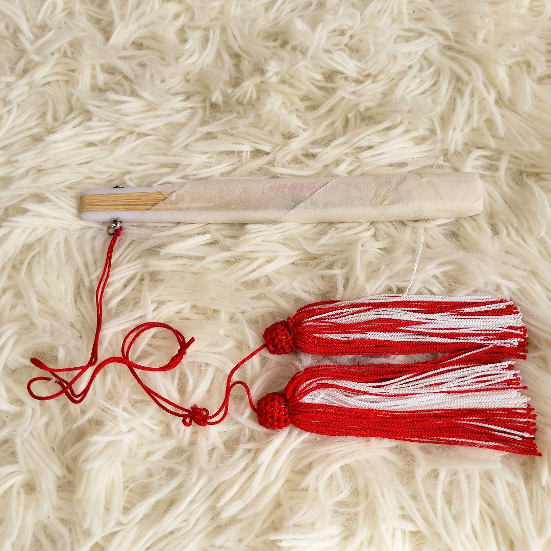 【7歳】七五三 はこせこセット 流水 小花 ホワイト ピンク系 日本製