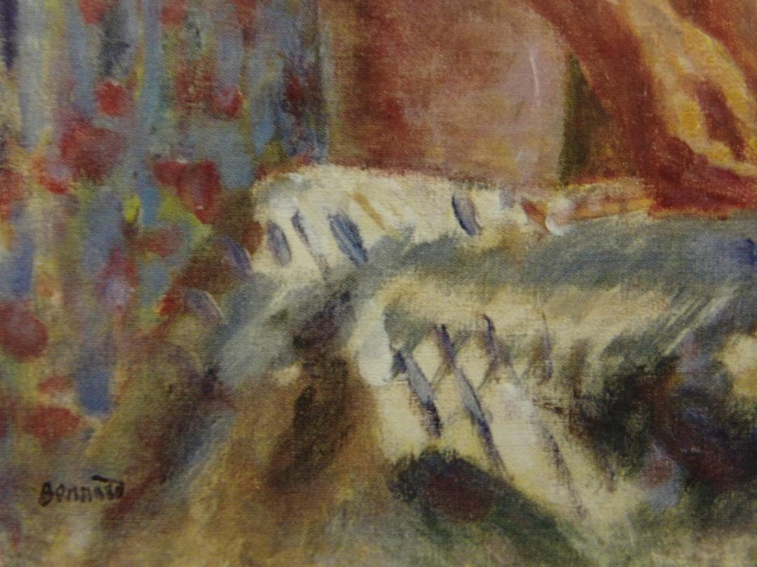 ピエール・ボナール、【鏡に映るばら色の裸婦】、希少画集画、状態良好