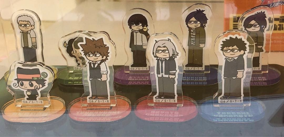 リボーン　アクリルスタンド　ジロリ全種コンプリートBOX　雲雀　六道　獄寺　ツナ