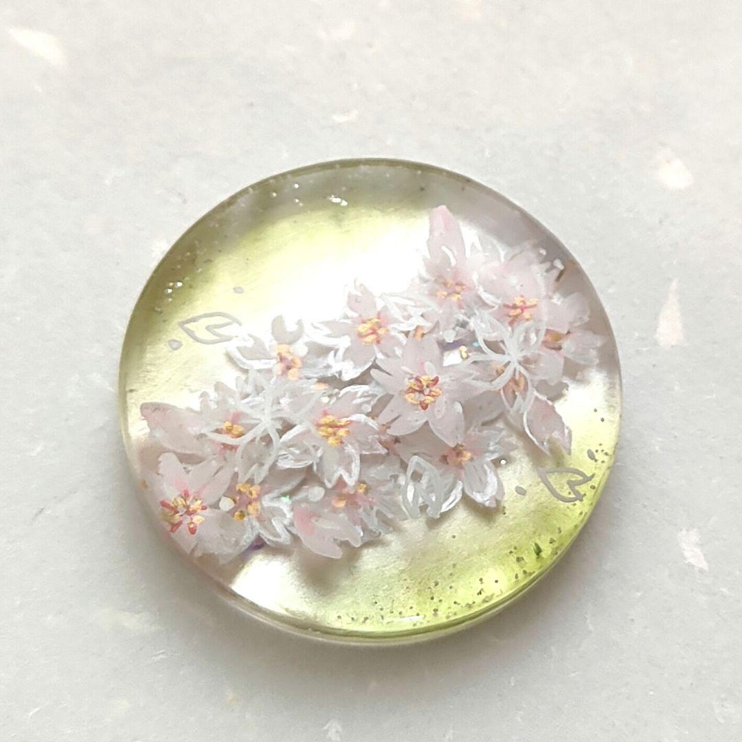 【733】ハンドメイド　レジン　ヘアゴム　ポニーフック