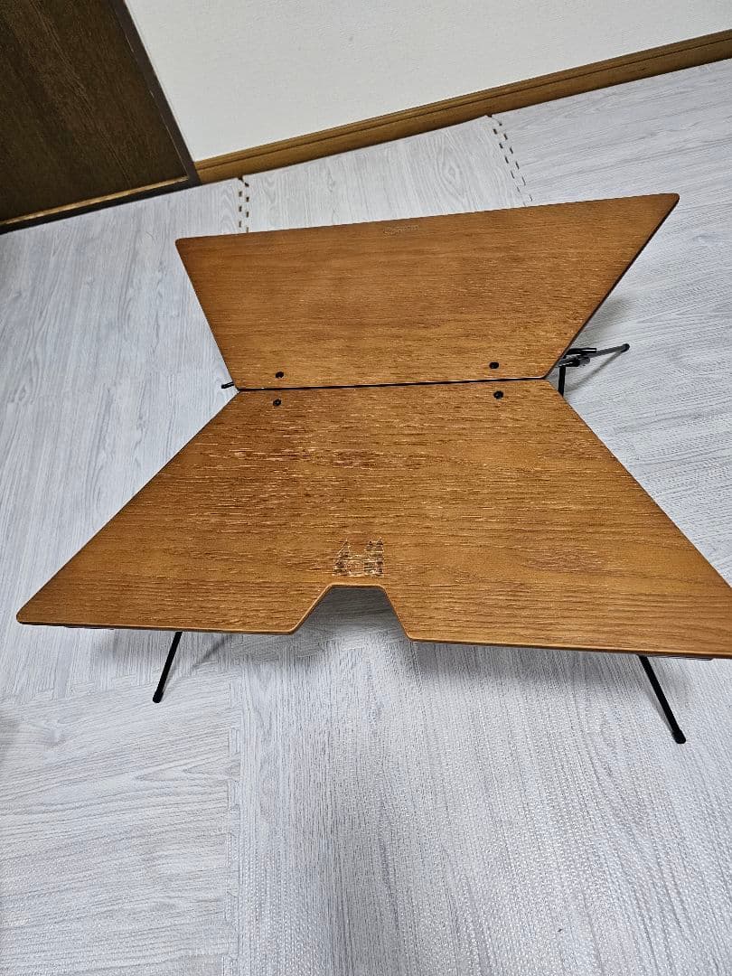 廃盤品　ogawa アーチテーブル 木製アウトドアテーブル