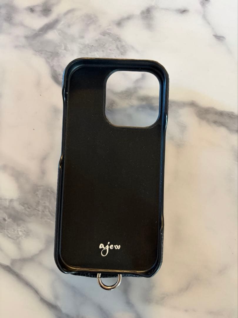 エジュー ajew iPhoneケース ストラップ　iPhone16pro