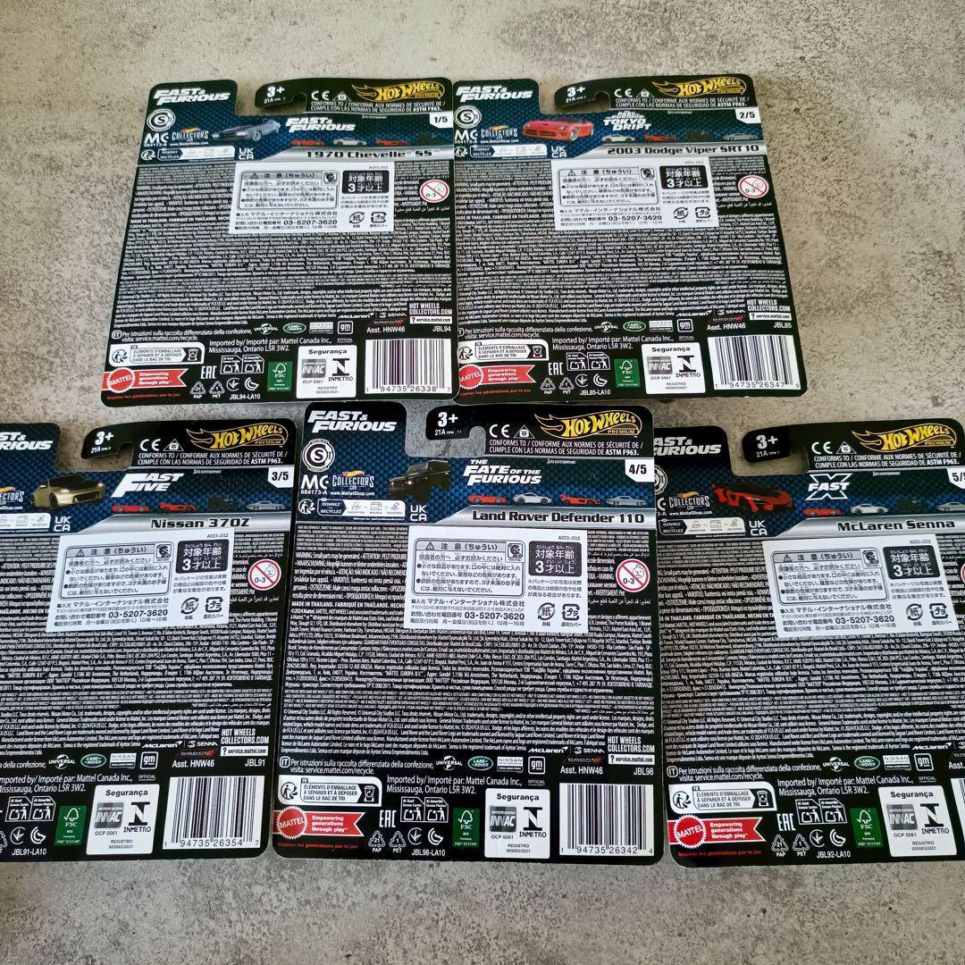 Hot Wheels ホットウィール ワイルドスピード HNW46-956J