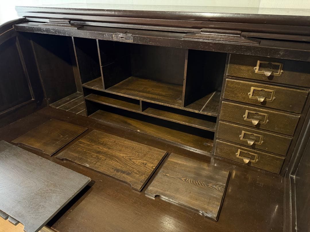 事務机・学習机 Vintage Roll top Desk