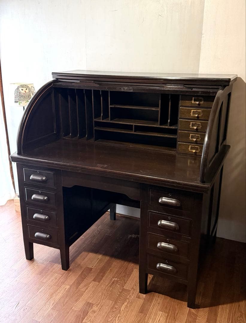 事務机・学習机 Vintage Roll top Desk