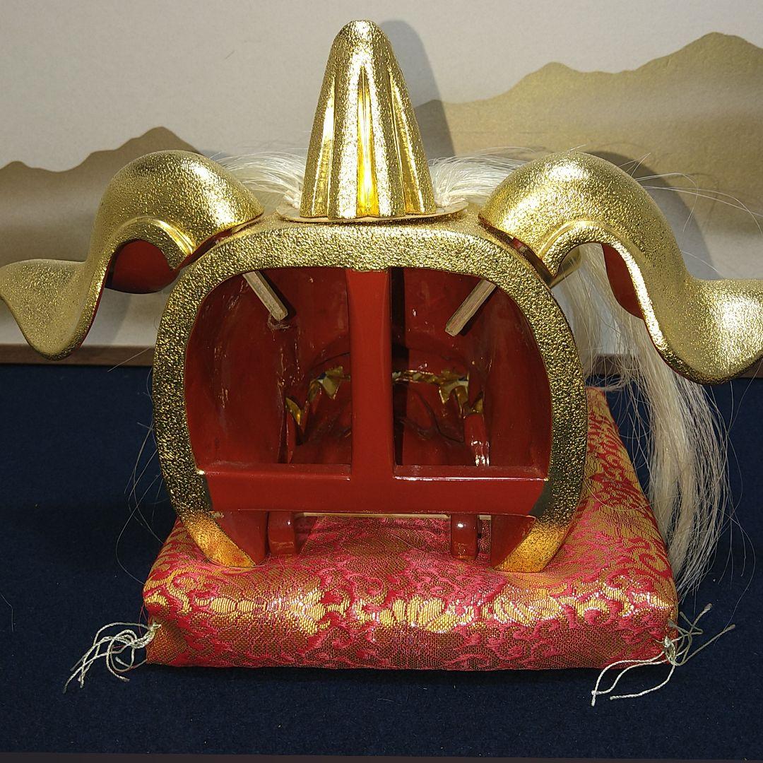 AF94 獅子頭 荒井寿斎作 富山県井波彫刻 木製 栞 共箱 美品 縁起物 美品